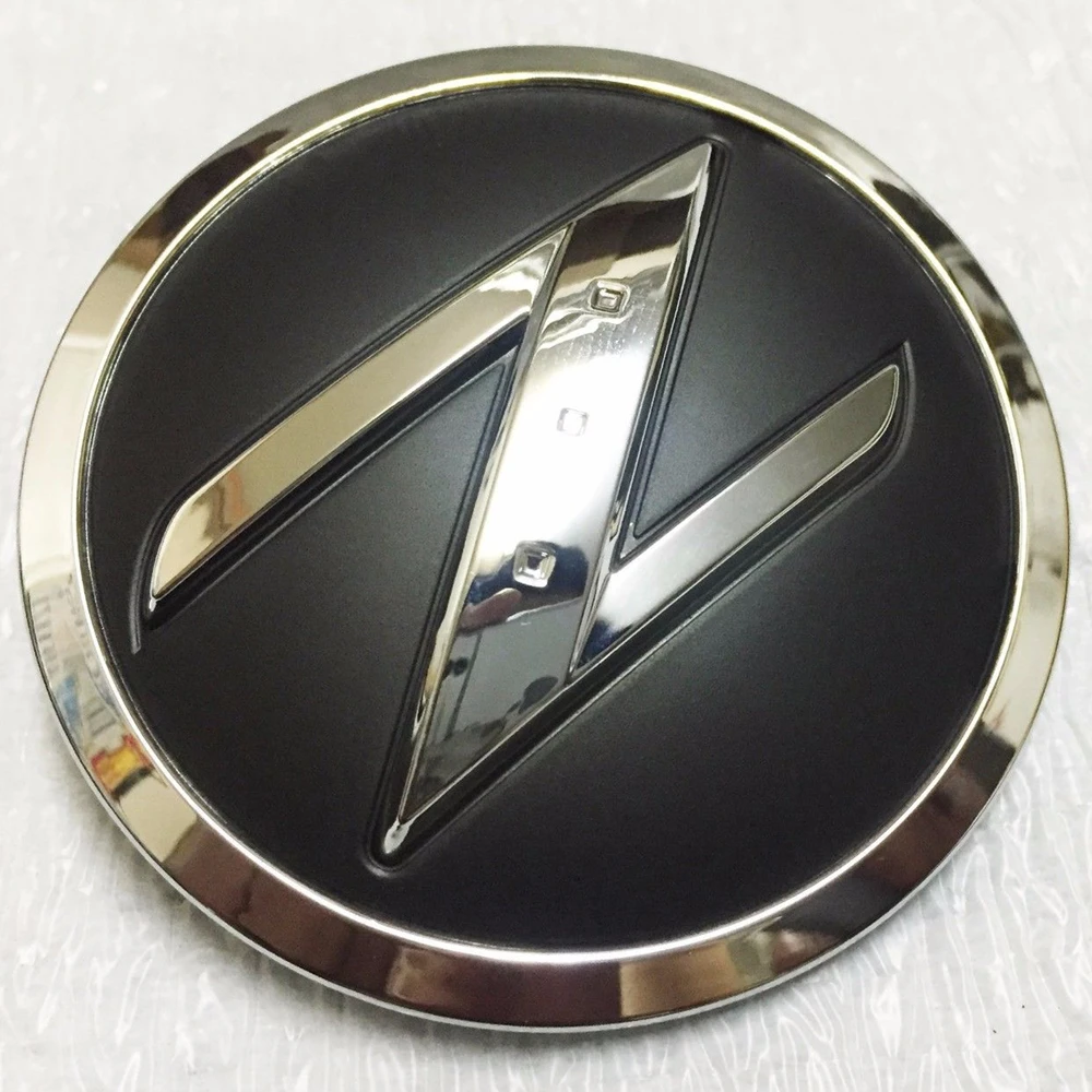 NISSAN METALLIC CHROME EFFECT STICKER LOGO AUFKLEBER 60x53mm