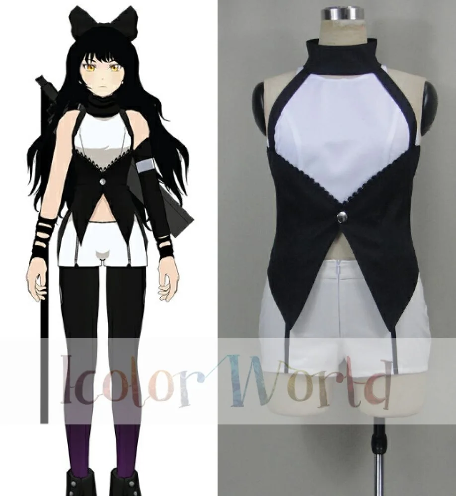 Горячее предложение RWBY Блейк Белладонна костюм Косплэй | Тематическая одежда и