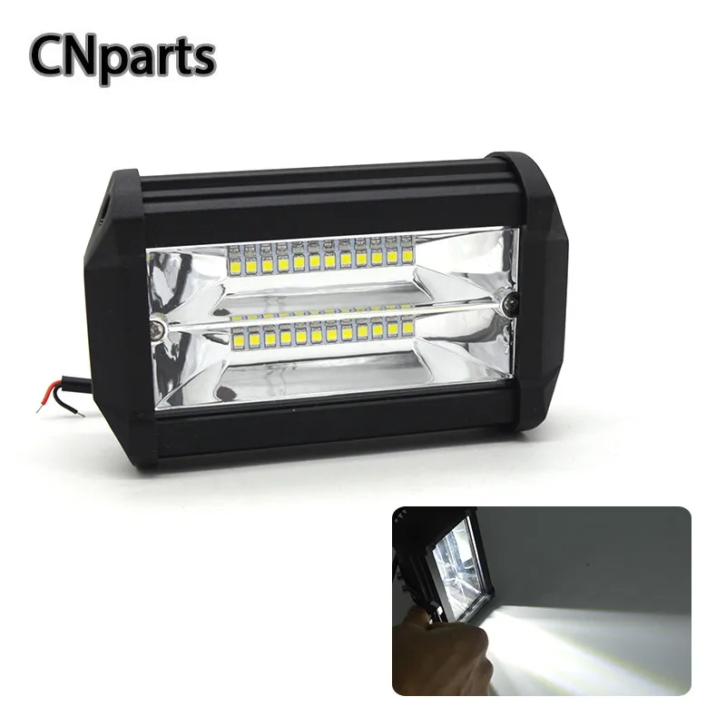

CNparts New 5Inch 72W Car LED Work Light Bar 12V Spotlight 6000K For Abarth Fiat 500 BMW E60 E36 Mercedes Benz W204 Volvo XC90