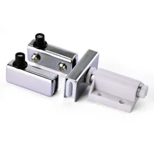 Shaft-Hinge Hardware-Fittings Cabinet-Door Glass Furniture Silver Free-Opening-Up-And-Down