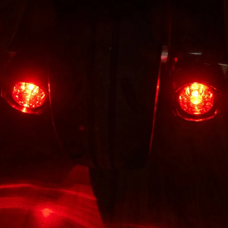 

Jack Hot Carbon Fiber Electric Scooter Accessories Rear Tail Light Warning Light Car Tail Light Decoration Night Safety Light