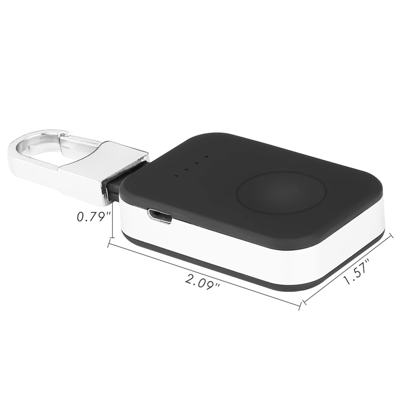 QI Wireless Charger Power Bank for iWatch 1 2 3 4 Portable Mini External Battery Pack KeyChain for Apple Watch Wireless Charger