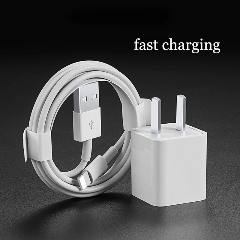 

Original Earphone charger cable FOR iphoen X XR XS MAX Fast Charger Data line For Apple iPhone 6s 7 8 plus ipad Travel Charger