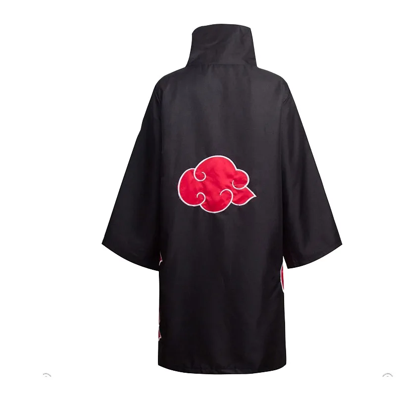 Coshome Naruto Akatsuki Cloaks Uchiha Itachi Manto Cosplay Costumes Men Women Coat Halloween Party Mantle Pluvial (2)