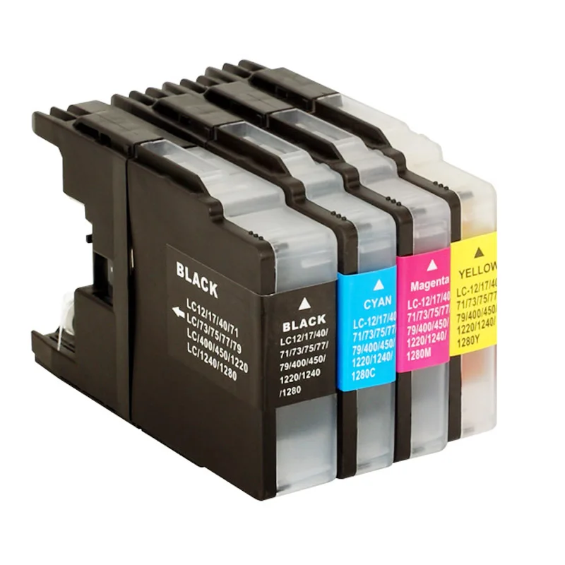 1Set LC1280 Compatible Ink Cartridges For Brother LC1280 LC1280 MFC J430W MFC J5910DW MFC J625DW MFC