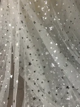 

Fashion 5 yards Nigeria Lace Fabric CiCi-52003 African Tulle French Fabric Embroidered Tulle Fabric