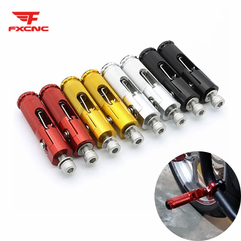 

Motorcycle Bike Folding Footrests Footpegs Foot Rests Pegs Rear Pedals For Benelli BN600 BN 600 302 TNT300 Stels600 Keeway RK6
