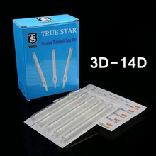 50 шт. наконечники для татуировки True Star прозрачные длинные одноразовые наконечники 108 мм иглы-наконечники для бесплатной доставки