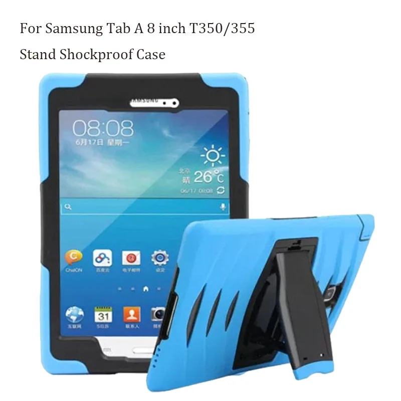 Для samsung Galaxy P350 Чехол-Броня с подставкой для samsung Galaxy Tab A 8,0 чехол T350 T355 P355 чехол s для samsung Tab A 8,0