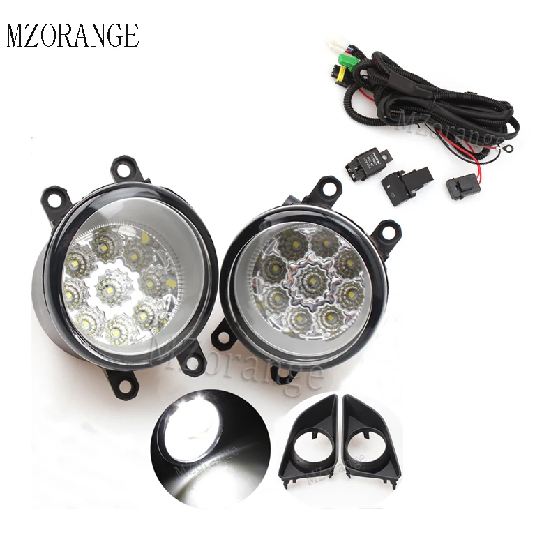 

9LED Fog Light Assembly Super Bright Front Fog Light Lamp for Toyota Corolla Avensis Camry Ractis Verso RAV 4 YARIS 2003-2014