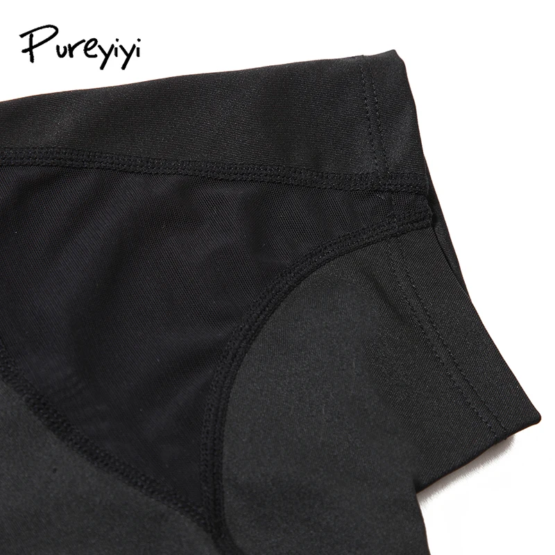 Pureyiyi женский черный эластичный с коротким рукавом Йога сетка спортивная футболка фитнес женский Тренажерный зал Бег черный верх-тройка быстросохнущие рубашки