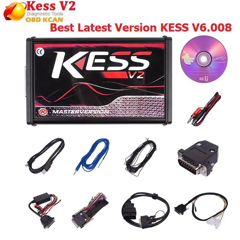 

2018 New Verison KESS V6.008 KESS V2 V5.017 SW V2.23 v2.47 FULL SET Master ECU Chip Tuning Tool Online Better KTAG V7.003