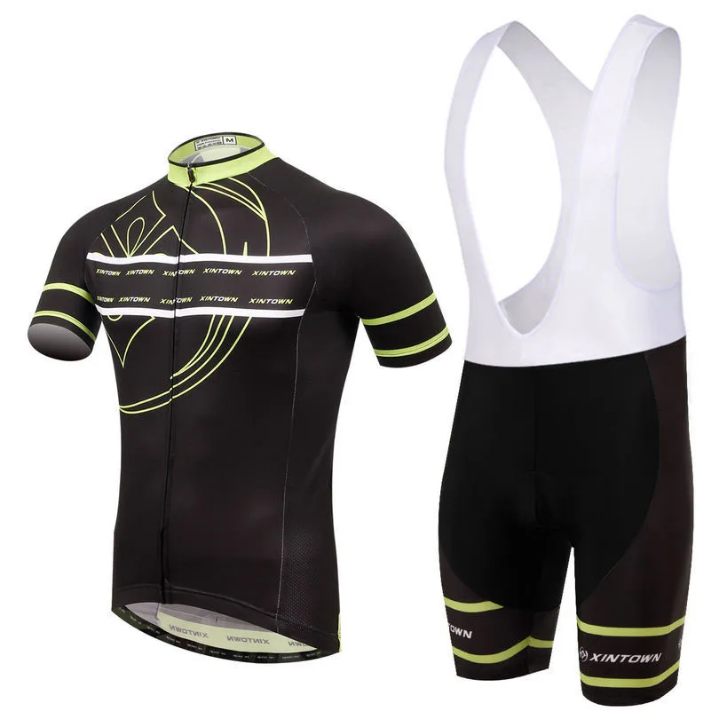 Xintown فريق الرجال الدراجات جيرسي ارتداء روبا ciclismo outdoor الرياضة قصيرة الأكمام ركوب دراجة دراجة الرياضة الفانيلة قميص مجموعة