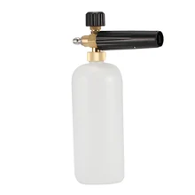 Пенопластовый пистолет Автомойка Мойка под давлением регулируемое струйное мытье 1/" БЫСТРОРАЗЪЕМНАЯ пенопластовая насадка пеногонная пушка инструменты для автостайлинга