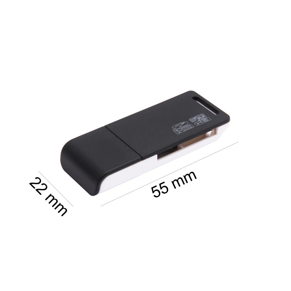 SR простой 2 в 1 Micro SD Card Reader USB 2,0 флэш Lector памяти OTG адаптер накопитель для портативных ПК интимные аксессуары