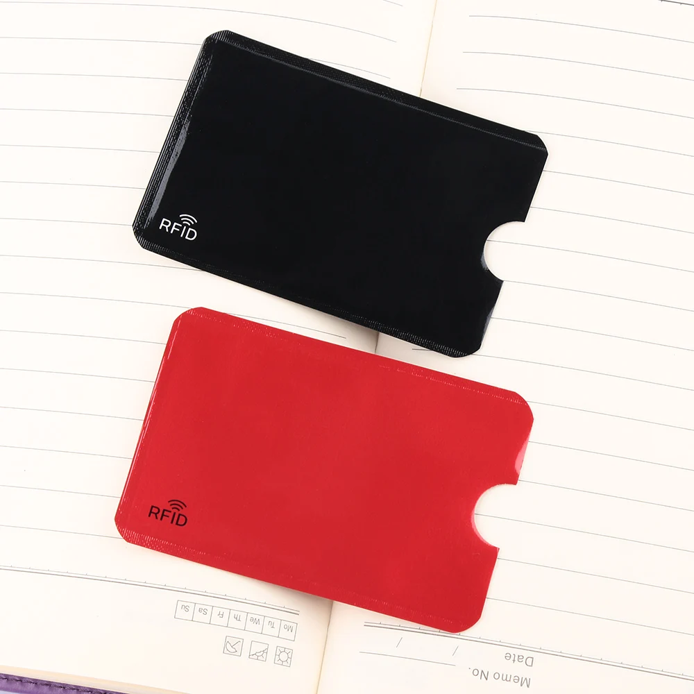 

2PCS Anti RFID Aluminium Card Holder Bank Card Smart Shield Protection Anti Thief Card Wallet Cases