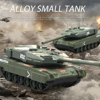 

Alloy Tank Military Tank Toy Tank Model Multicolor Alloy Cultivate Interest Desk Decoration Pocket PULL BACK Tank Inertial Toy