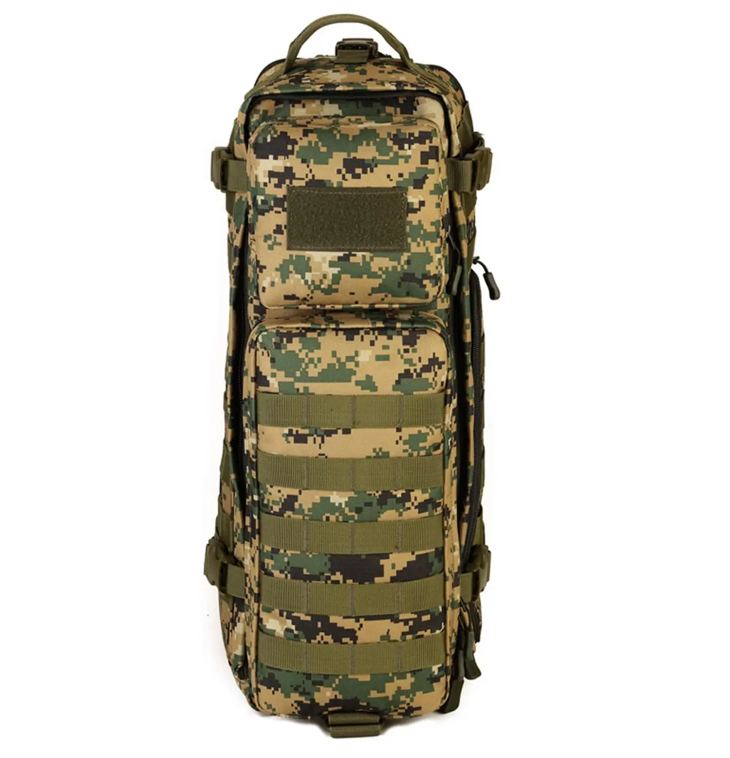 Армейская тактическая большая нагрудная сумка, многофункциональная нейлоновая мужская сумка на одно плечо, высокое качество, Мужская штурмовая сумка для альпинизма - Цвет: Jungle digital