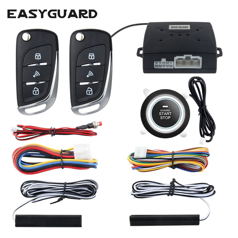 Easyguard Car Alarm System With Pke Passive Keyless Entry