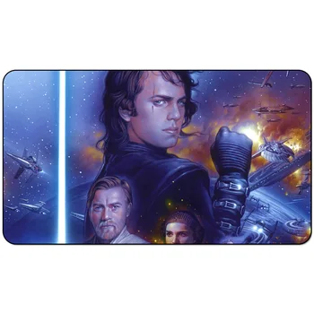 

Star Wars Destiny Playmat:Anakin Skywalker Jedi Obi Wan Kenobi art playmat for trading card game 60cm x 35cm (24" x 14") Size