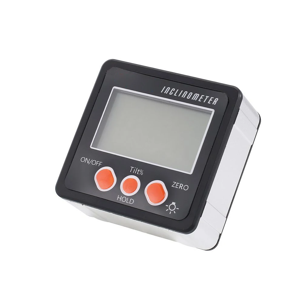 

Electronic Protractor Digital Inclinometer Angle Gauge Meter Magnets Base Measuring tool 0-360 Aluminum Alloy Digital Bevel Box