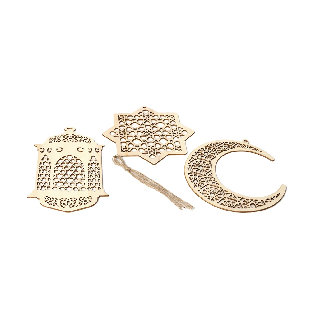 Украшения DIY деревянный подарок вечерние Мубарак Рамадан мусульманский Eid домашний Декор Украшение