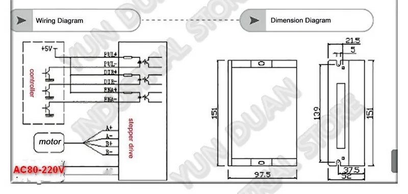 12Nm 110 мм NEMA42 комплект Драйвер шагового двигателя 3PH 32 DSP AC18-220V 128 Microstep с охлаждения FanHigh момент для ЧПУ