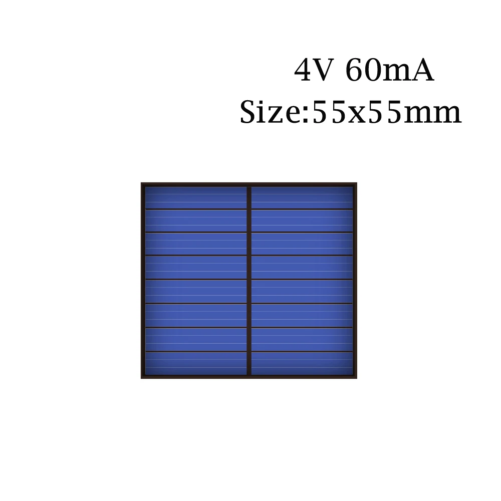 1V 1,5 V 2V 3В 3,5 V 4V Панели солнечные 100mA 120mA 150mA 250mA 300mA 350mA 435mA 500mA мини элемент для солнечной батареи для мобильного телефона Зарядное устройство Портативный