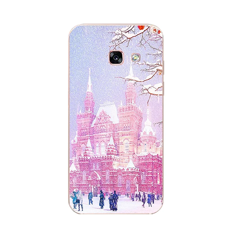 6389 13 Чехол для телефона для Galaxy A3() для samsung A3 основа для A3 чехол для A300 A310 A320 ТПУ снег мир роспись - Цвет: 6389 13