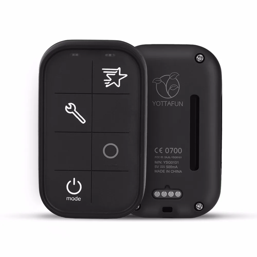 Водонепроницаемый wifi Пульт дистанционного управления с зарядным кабелем для GoPro Hero 5 4 3+ Экшн-камера Спортивная камера GoPro аксессуары