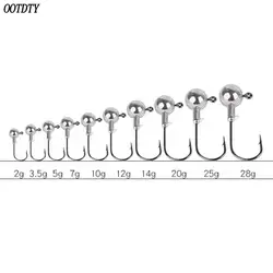OOTDTY Mini Lead Ball Sharp Hook Strengthen Fish Tackle Bait Lure Float Round Ball Head Gamakatsu Jigging Hook Fishing Accessory OOTDTY Mini Lead Ball Sharp Hook Strengthen Fish Tackle Bait Lure Float Round Ball Head Gamakatsu Jigging Hook Fishing Accessory