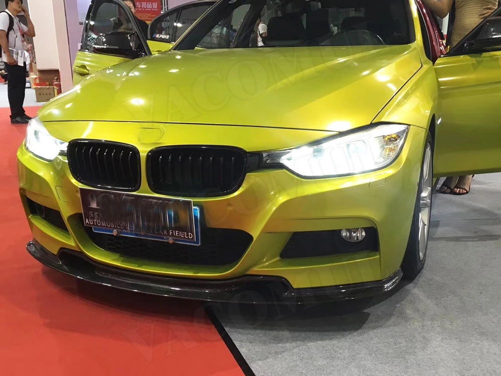 Передний спойлер из углеродного волокна для BMW 3 серии F30 F35 M Sport 320i 325i 328i 330i 335i 2012- бампер с лопатой для подбородка