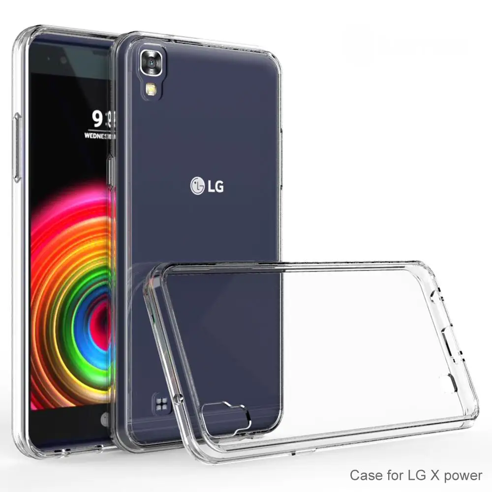 Чехол для LG X power Прозрачный Тонкий Мягкий ТПУ силиконовый чехол для LG X power K210 K220 K220DS X power 2 3 Чехол Funda