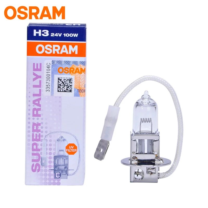 

OSRAM H3 24V 100W Truck truck bus Car light bulb Headlight bulb Fog light bulb Halogen lamp (single pack)