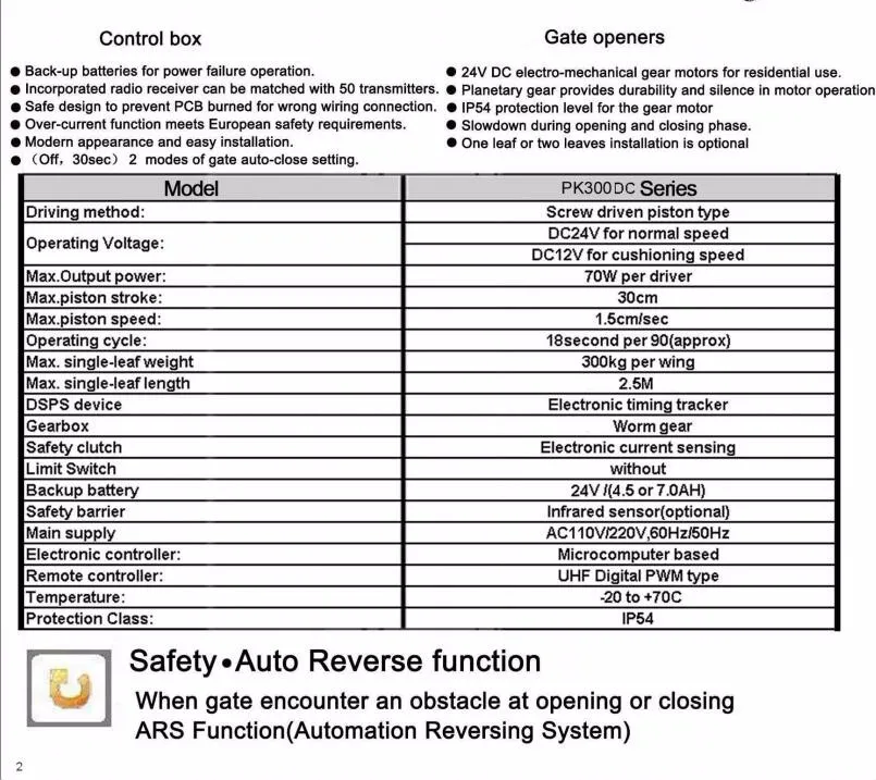LPSECURITY интенсивное использование 300 кг автоматическая открывалка ворот Мотор оператора линейные приводы с 4 пультами дистанционного управления