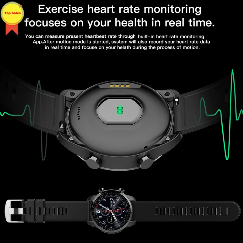 Smart android watch 2019 1.3'' screen android 6.0 GPS Smartwatch 4G WIFI phone call Pedometer Heart Rate monitor sport watch men