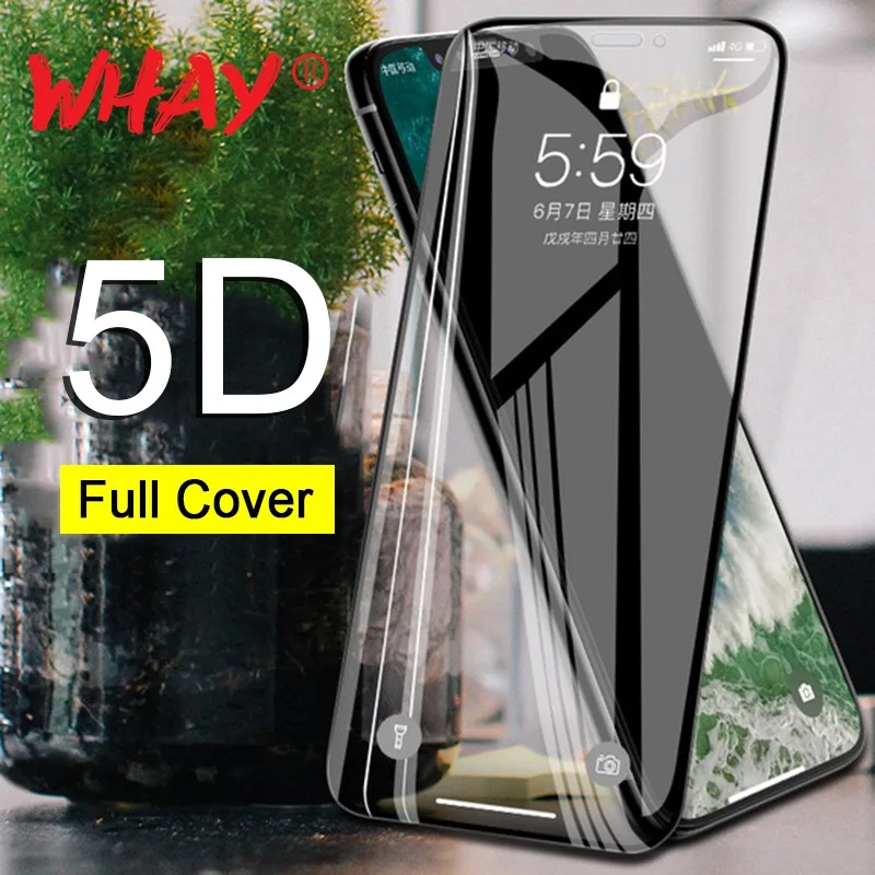 WHAY 5D Tempered Glass for Huawei Nova 3i Mate 20 X Screen Protector