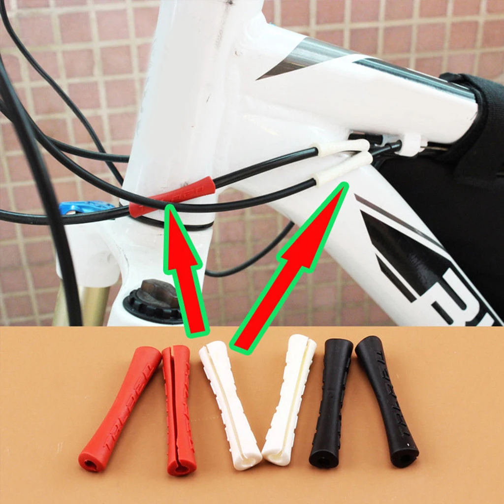 

5x Bike Cable Protective Sleeve Tube Pipe Shifter Hose Lines Protector Cover Wrap for 4mm Derailleur Cable,5mm Brake Line/Tubing