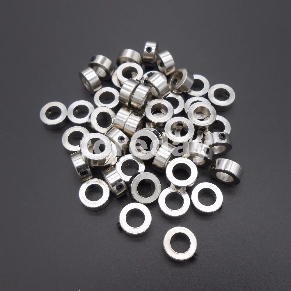 50PCS DIY 7MM metal Bushing axle sleeve 2.7 g Weight Stainless steel