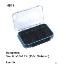 Aventik Пластик Водонепроницаемый Fly Рыбалка ABS двойной сторона ясно fly Рыбалка окно Летит Коробка