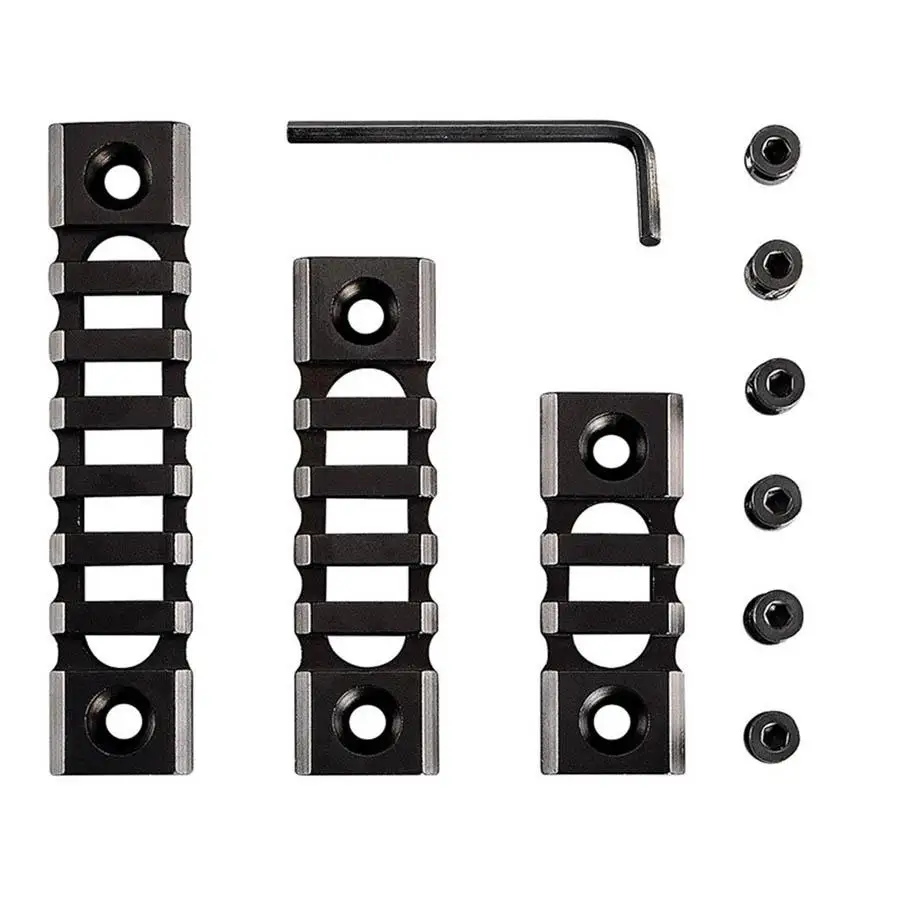 

Black Keymod 3/5/7 Slots Set Picatinny Rail Section for Handguard Mount