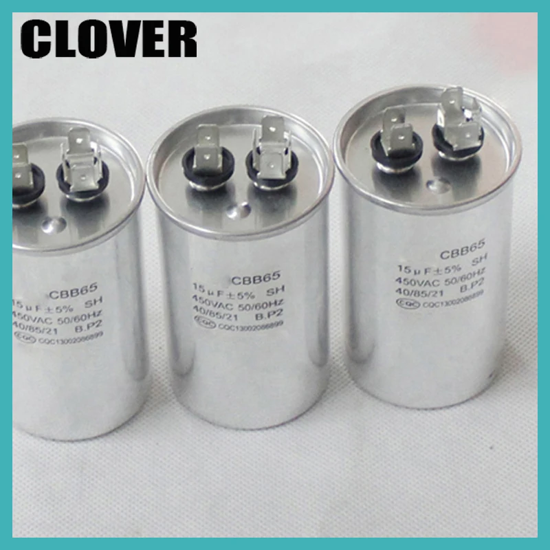 CBB65 15uf capacitor for air conditioner 450Vin AC Motor from Home