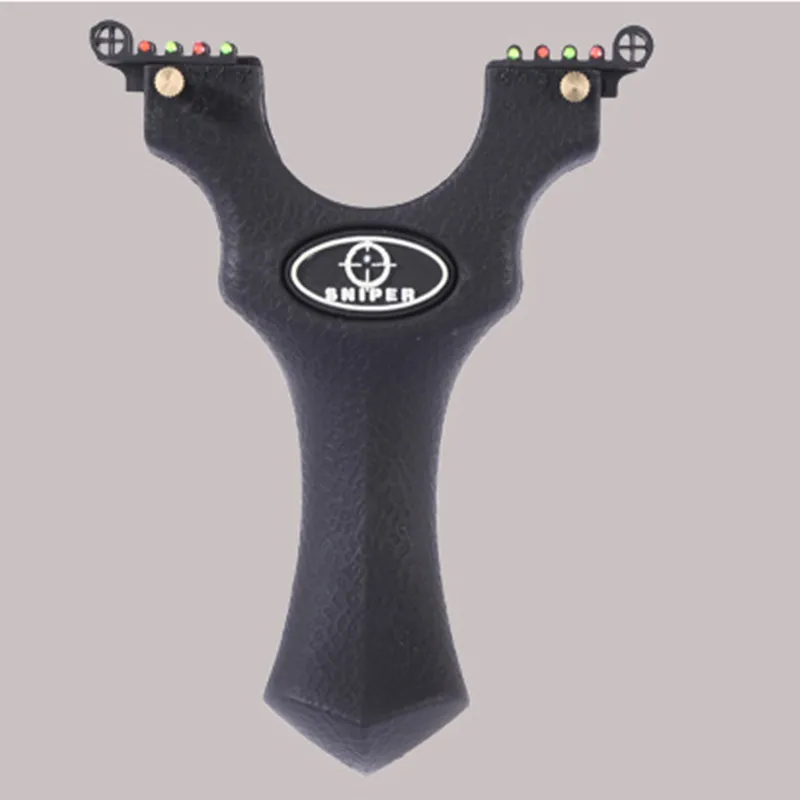

Powerful Slingshot Professional Black Outdoor Hunting shooting Catapult Natural Latex Rubber Band Catapult Velocity Aiming