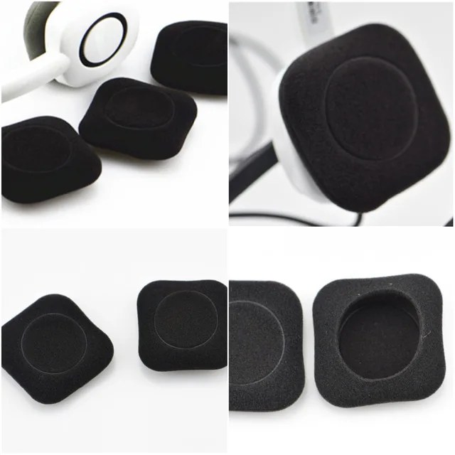Thick Foam Ear Pads Square Cushion For Logitech H150 H130 H250 Headset