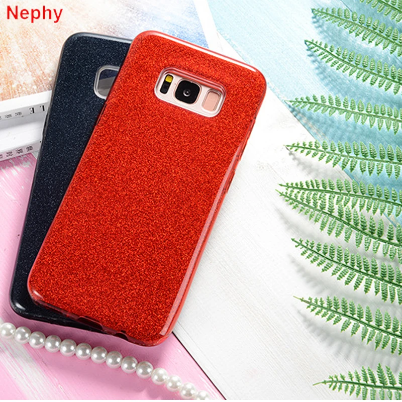 

Nephy shine Cell Phone Case for Samsung galaxy S9 S8 Plus S10 E Plus Note9 Note8 S8Plus S9Plus Luxury Silicone Soft Back Cover