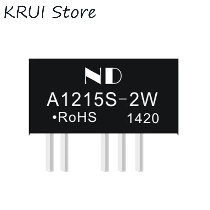 Dcdc Повышающий Модуль питания 12 В к двойному выходу 15 в изолированный dc преобразователь Импульсный dc источник питания A1215S-2W