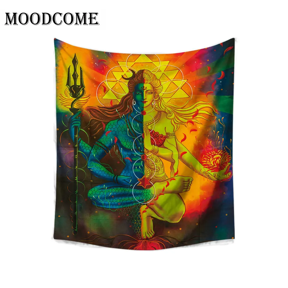 

India Shiva wall mandala tapestry yoga decoracion wall carpet farmhouse decor mandala wall hanging
