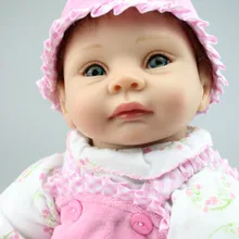 Высокое качество Babydoll импортная мохеровая кукла силиконовые виниловые игрушки Мягкое хлопковое туловище детский подарок на день рождения