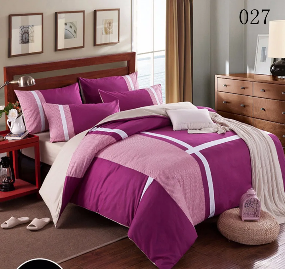 bedding set with fitted sheet