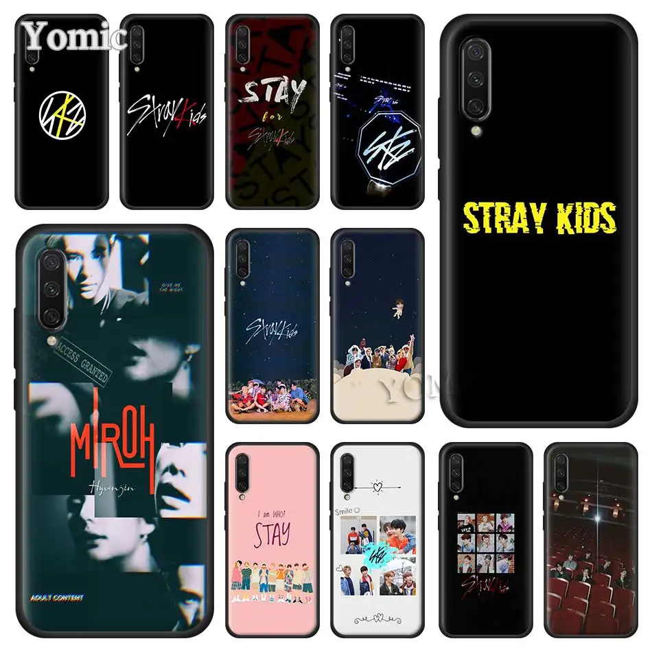 

Stray Kids Black Case for Xiaomi Mi CC9E CC9 9T 6X 5X Mi 8 A1 A2 Lite Play Poco F1 Silicone Phone Case Cover